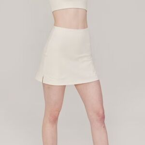 Girlfriend Collective Ivory Sport Skort